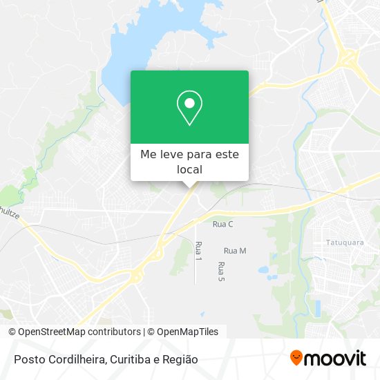 Posto Cordilheira mapa