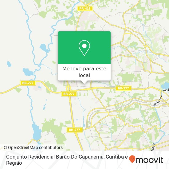 Conjunto Residencial Barão Do Capanema mapa