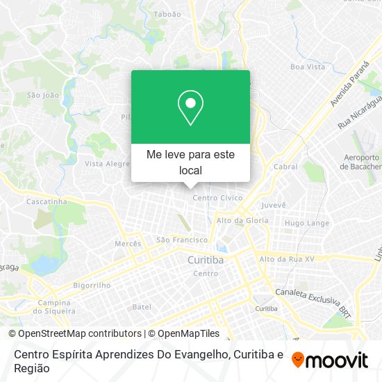 Centro Espírita Aprendizes Do Evangelho mapa