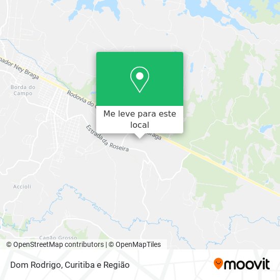 Dom Rodrigo mapa