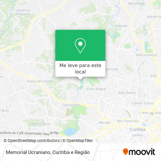 Memorial Ucraniano mapa