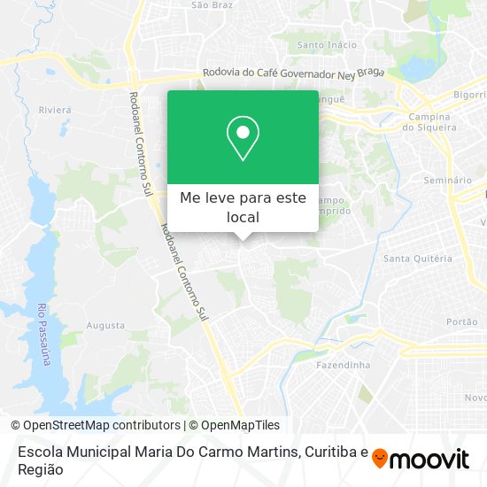 Escola Municipal Maria Do Carmo Martins mapa