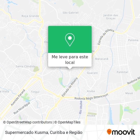 Supermercado Kusma mapa