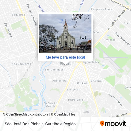 São José Dos Pinhais mapa