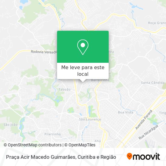 Praça Acir Macedo Guimarães mapa