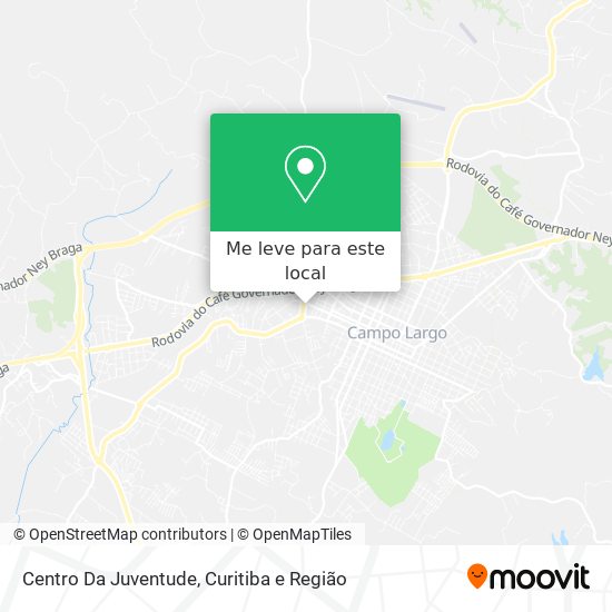 Centro Da Juventude mapa