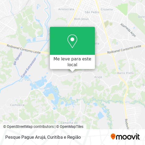 Pesque Pague Arujá mapa