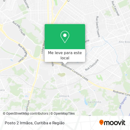 Posto 2 Irmãos mapa