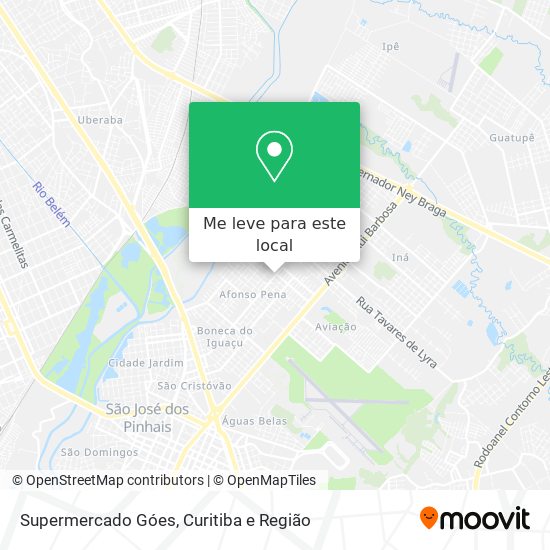 Supermercado Góes mapa