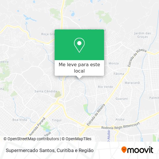 Supermercado Santos mapa