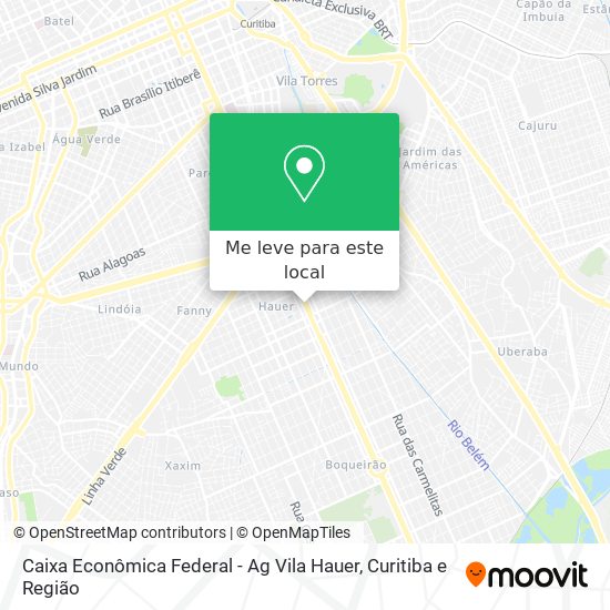 Caixa Econômica Federal - Ag Vila Hauer mapa