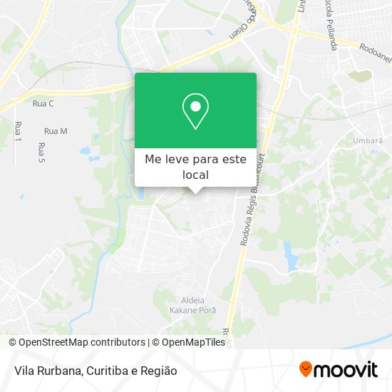 Vila Rurbana mapa
