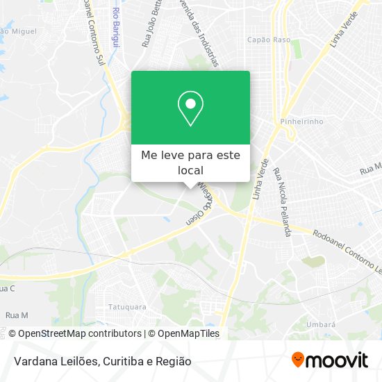 Vardana Leilões mapa
