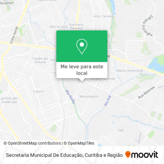 Secretaria Municipal De Educação mapa
