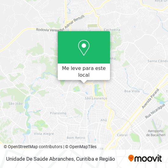 Unidade De Saúde Abranches mapa