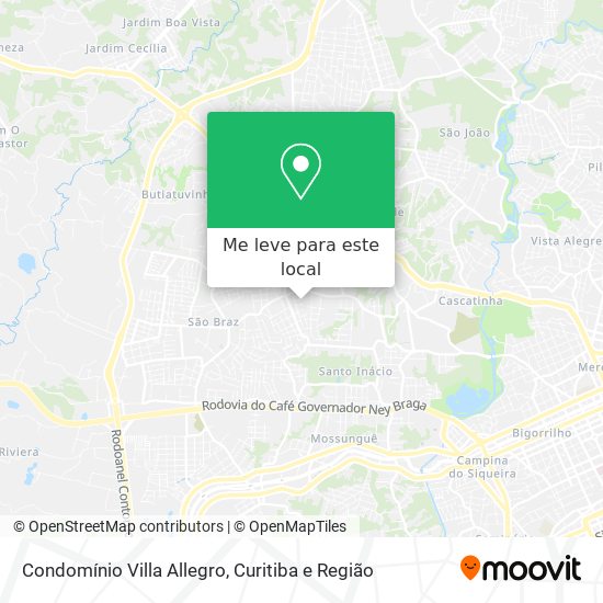 Condomínio Villa Allegro mapa