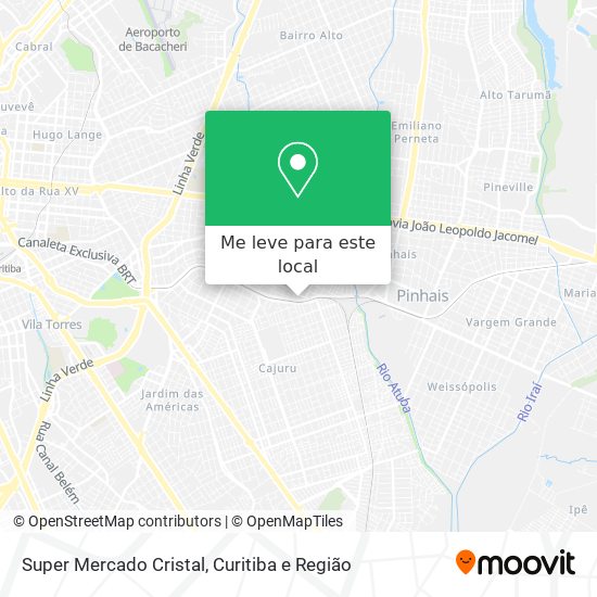 Super Mercado Cristal mapa