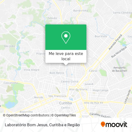 Laboratório Bom Jesus mapa