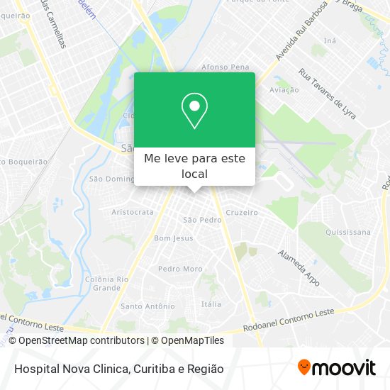 Hospital Nova Clinica mapa