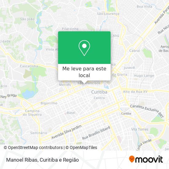 Manoel Ribas mapa