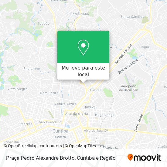Praça Pedro Alexandre Brotto mapa