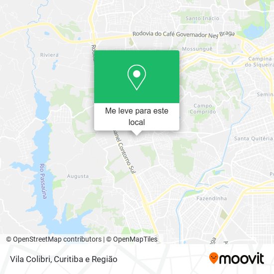 Vila Colibri mapa