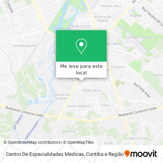 Centro De Especialidades Médicas mapa