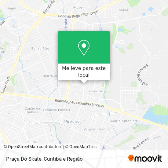 Praça Do Skate mapa