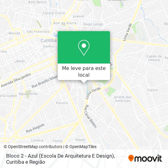 Bloco 2 - Azul (Escola De Arquitetura E Design) mapa