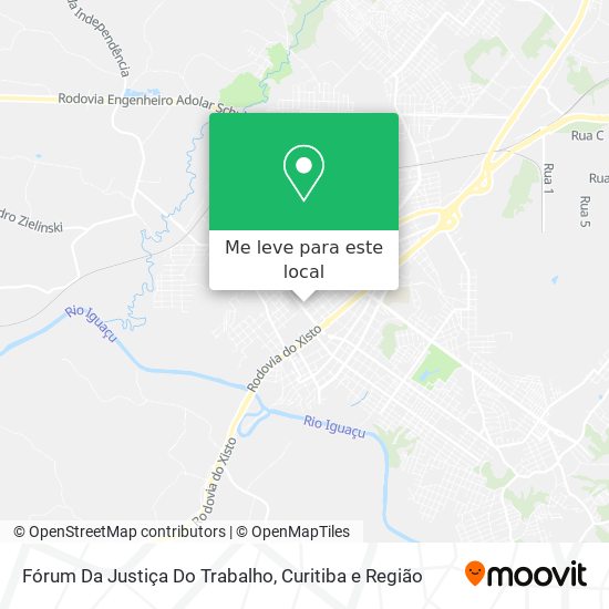 Fórum Da Justiça Do Trabalho mapa