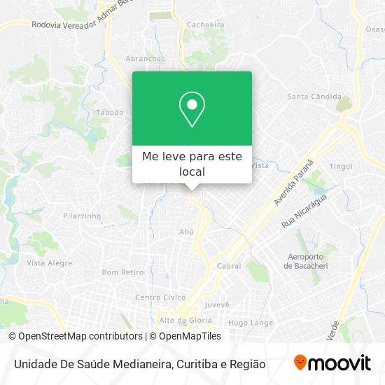 Unidade De Saúde Medianeira mapa