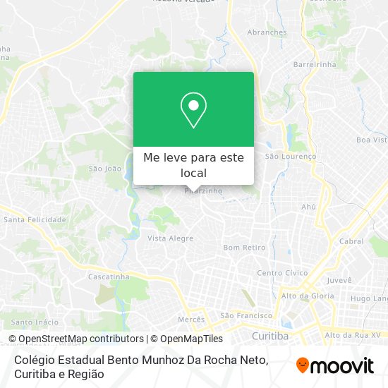 Colégio Estadual Bento Munhoz Da Rocha Neto mapa