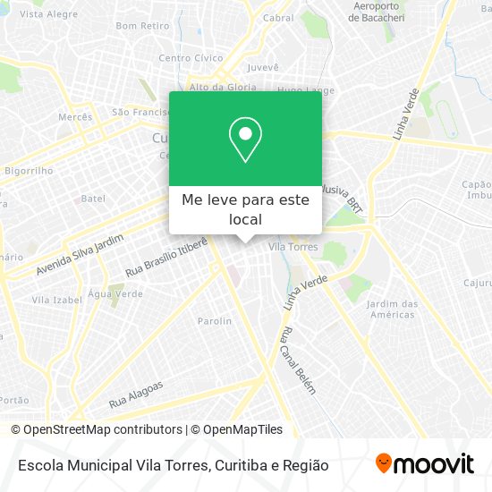 Escola Municipal Vila Torres mapa