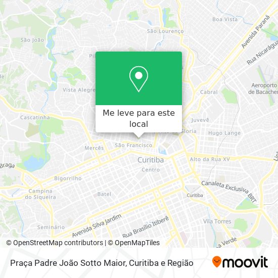 Praça Padre João Sotto Maior mapa