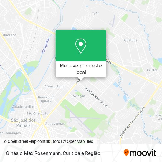 Ginásio Max Rosenmann mapa