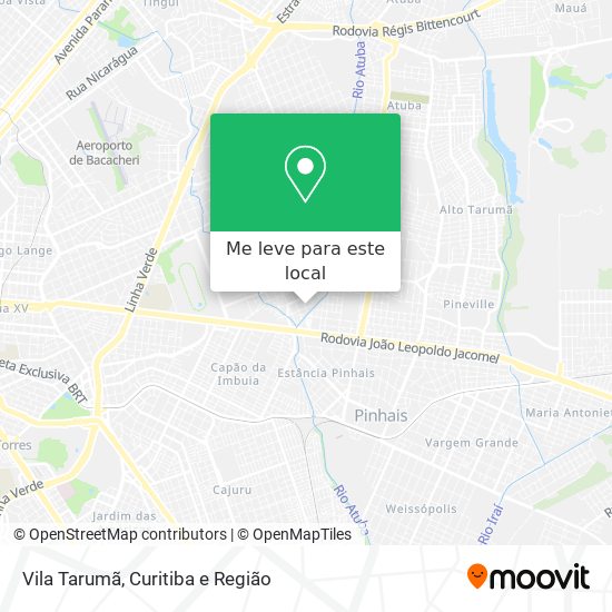 Vila Tarumã mapa