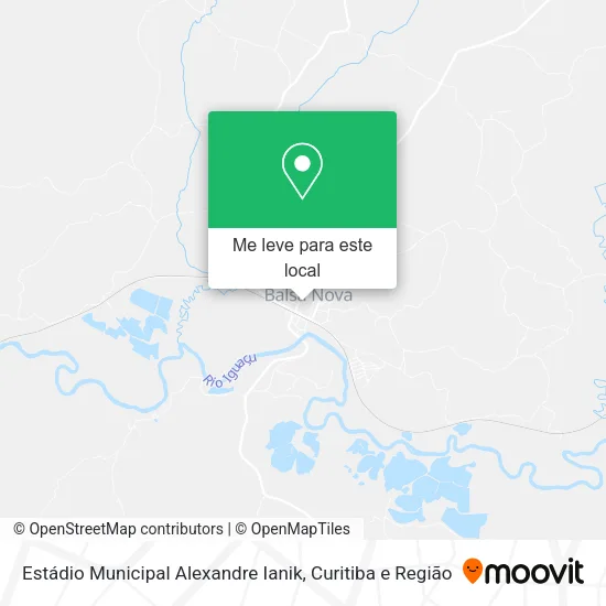 Estádio Municipal Alexandre Ianik mapa