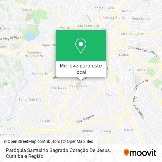 Paróquia Santuário Sagrado Coração De Jesus mapa