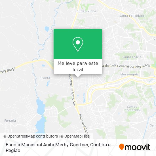 Escola Municipal Anita Merhy Gaertner mapa