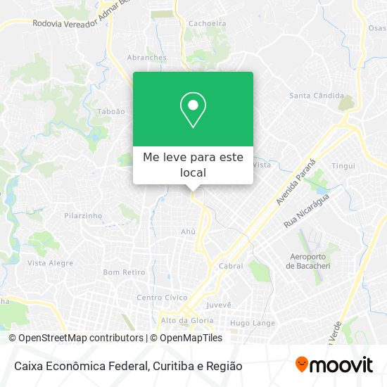 Caixa Econômica Federal mapa