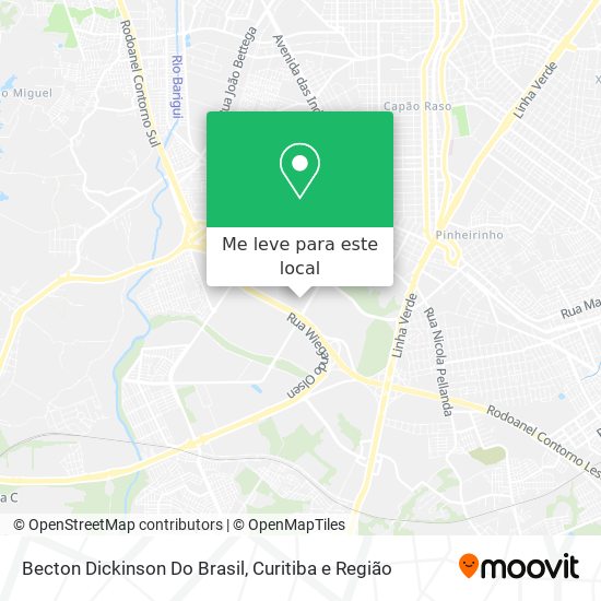 Becton Dickinson Do Brasil mapa