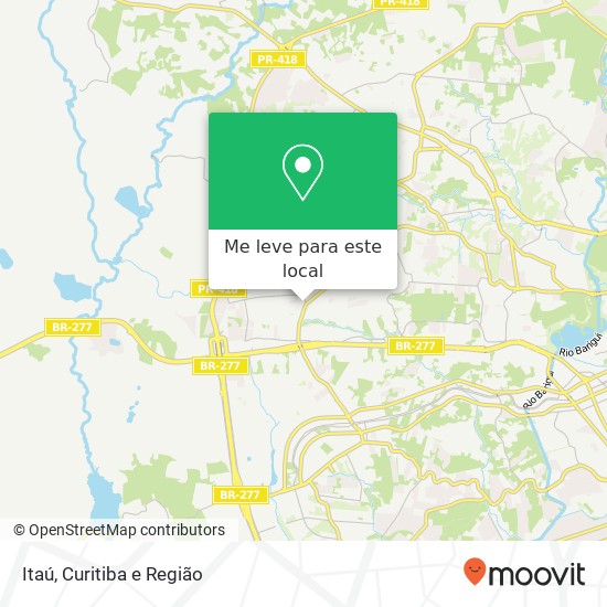 Itaú mapa