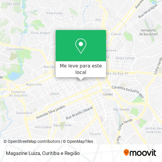 Magazine Luiza mapa