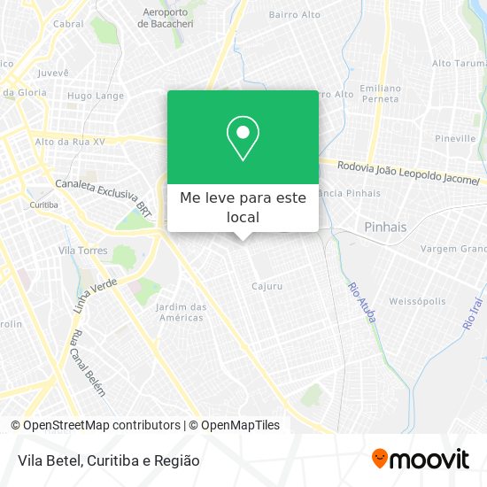 Vila Betel mapa