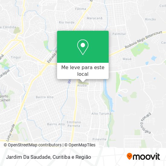 Jardim Da Saudade mapa