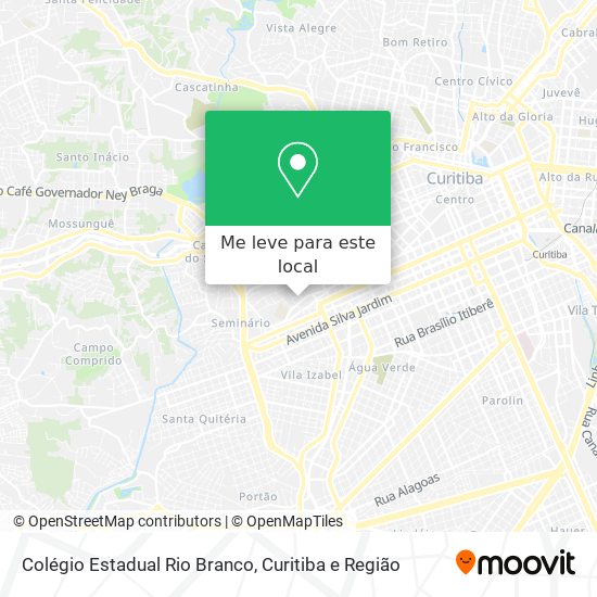Colégio Estadual Rio Branco mapa
