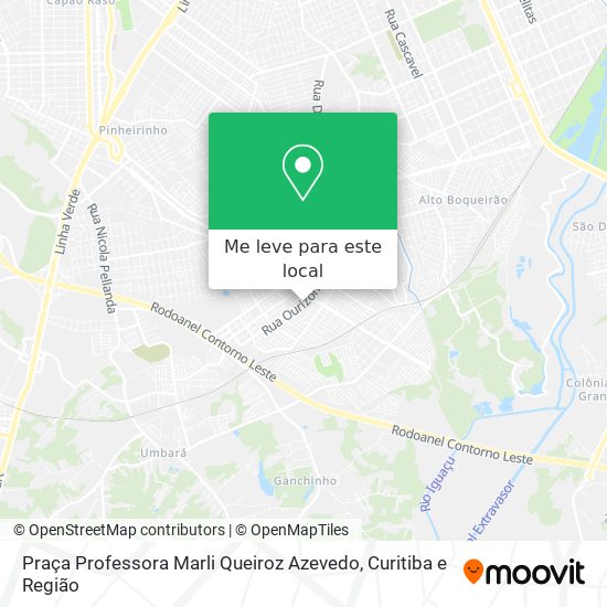 Praça Professora Marli Queiroz Azevedo mapa