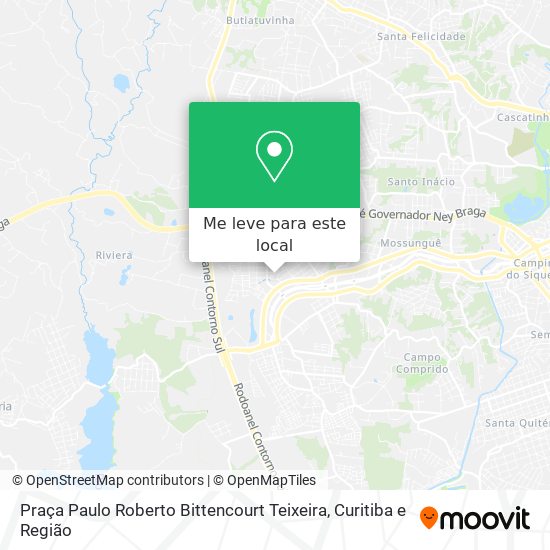 Praça Paulo Roberto Bittencourt Teixeira mapa