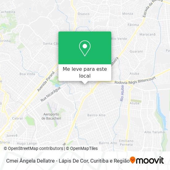 Cmei Ângela Dellatre - Lápis De Cor mapa