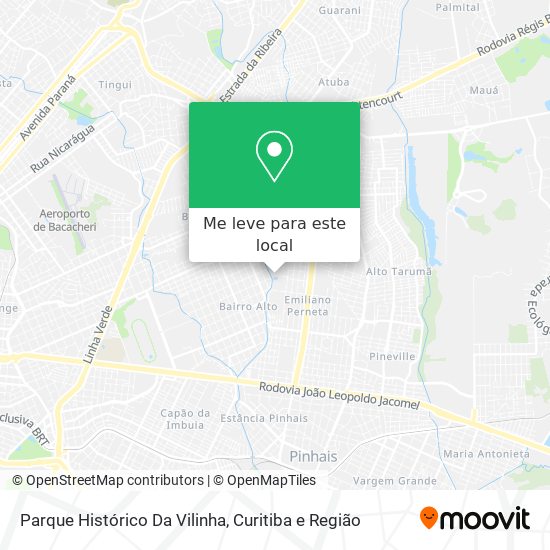 Parque Histórico Da Vilinha mapa